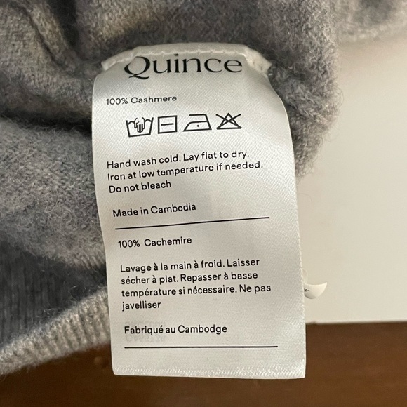 Quince Mongolian Cashmere Crewneck - Picture 6 of 8
